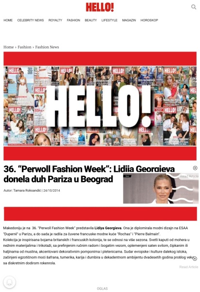 36. “Perwoll Fashion Week”: Lidija Georgieva donela duh Pariza u Beograd || Hello Magazin!